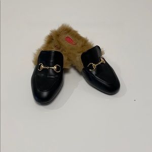 Catherine fur slides